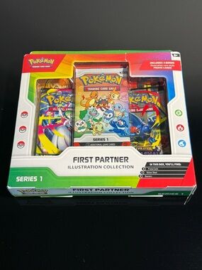 Pokémon First Partner Illustration Collection Series 1 Box Promo Cards Stickers